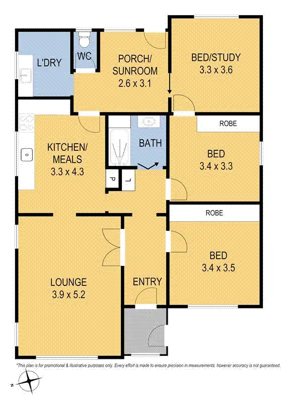 Floorplan of Homely house listing, 68 Princes Highway, Norlane VIC 3214