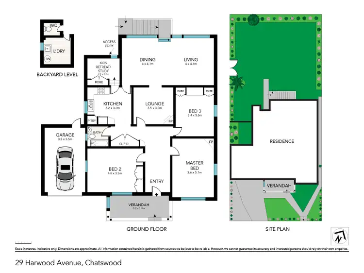 Floorplan of Homely house listing, 29 Harwood Avenue, Chatswood NSW 2067