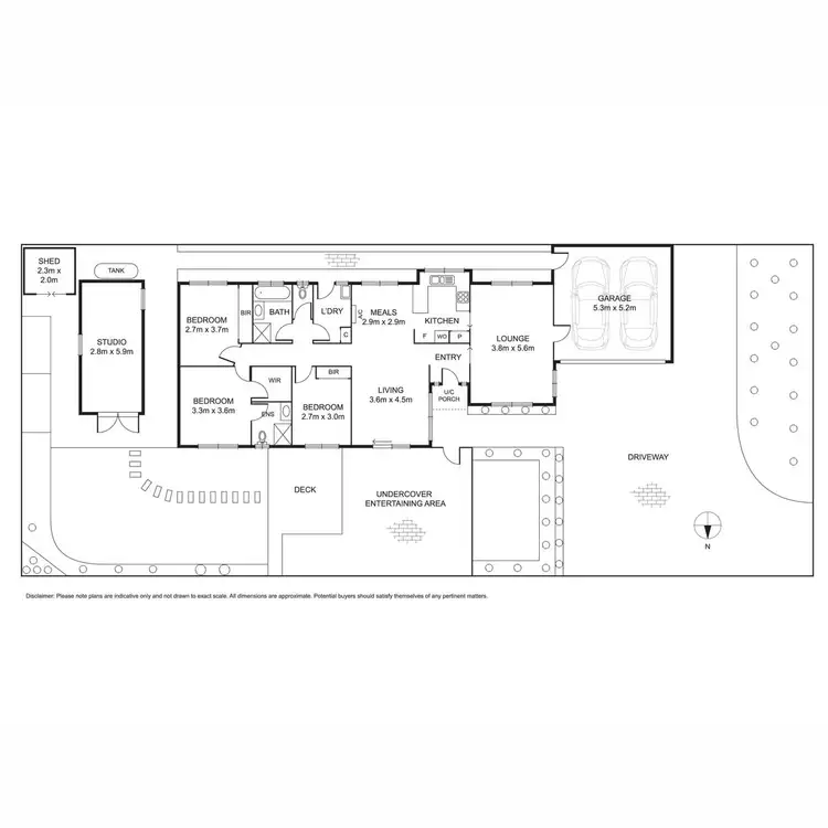Floorplan of Homely house listing, 55 St Anthony Court, Seabrook VIC 3028