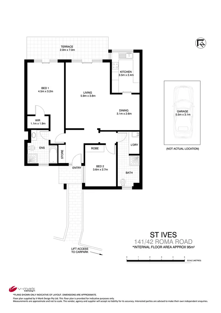 Floorplan of Homely unit listing, 141/42 Roma Road, St Ives NSW 2075
