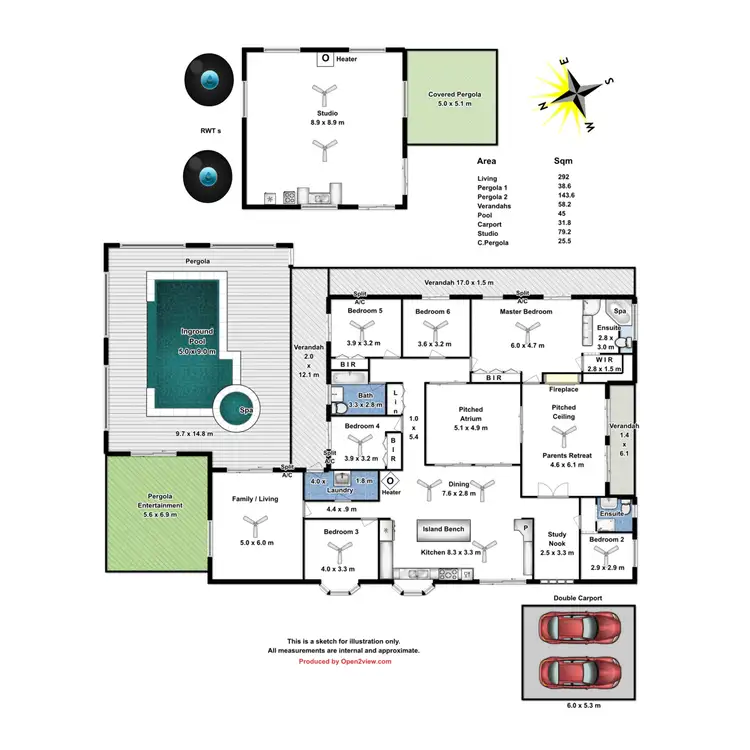 Floorplan of Homely house listing, 45 Frank Barker Road (Humbug Scrub), One Tree Hill SA 5114