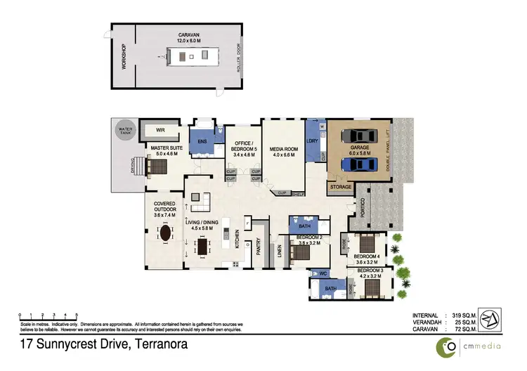 Floorplan of Homely house listing, 17 Sunnycrest Drive, Terranora NSW 2486