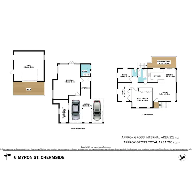 Floorplan of Homely house listing, 6 Myron Street, Chermside QLD 4032