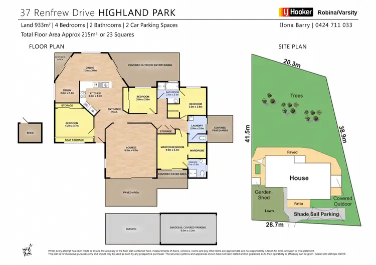 Floorplan of Homely house listing, 37 Renfrew Drive, Highland Park QLD 4211