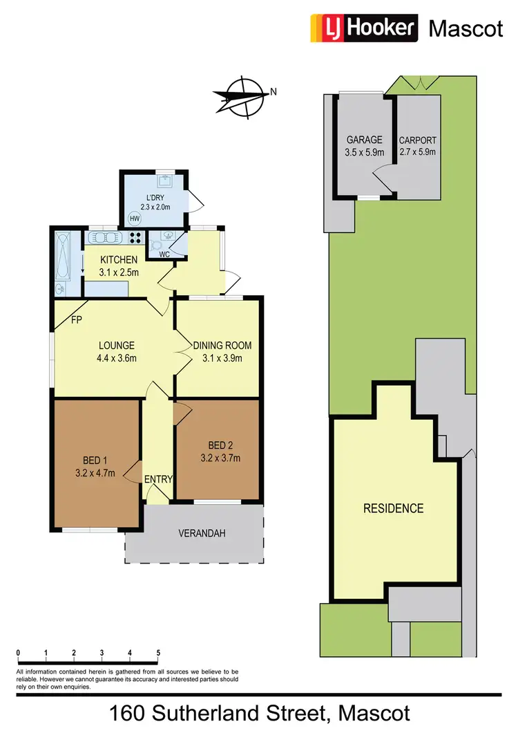 Floorplan of Homely house listing, 160 Sutherland Street, Mascot NSW 2020
