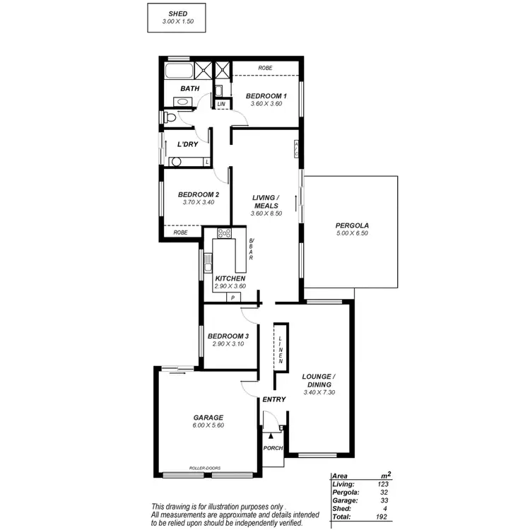 Floorplan of Homely house listing, 11 Hannam Street, Greenwith SA 5125
