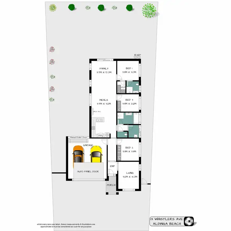 Floorplan of Homely house listing, 13 Whistlers Avenue, Aldinga Beach SA 5173