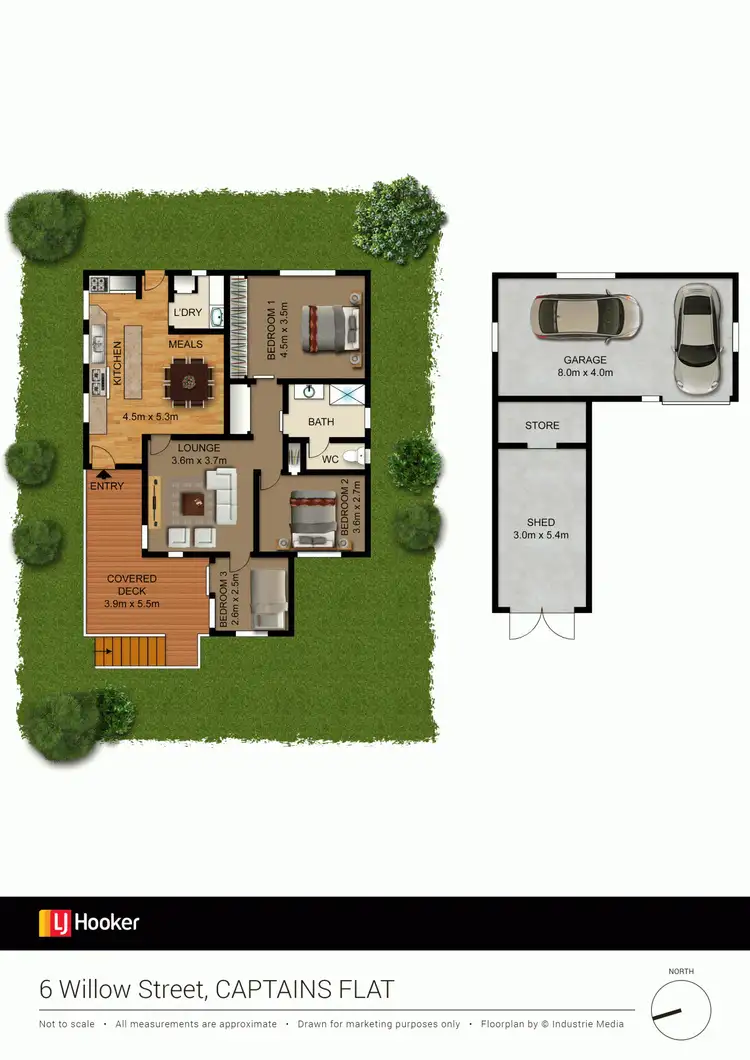 Floorplan of Homely house listing, 8 Willow Road, Captains Flat NSW 2623