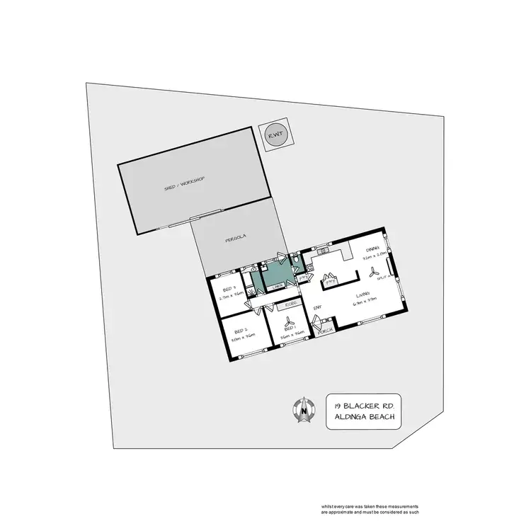 Floorplan of Homely house listing, 19 Blacker Road, Aldinga Beach SA 5173