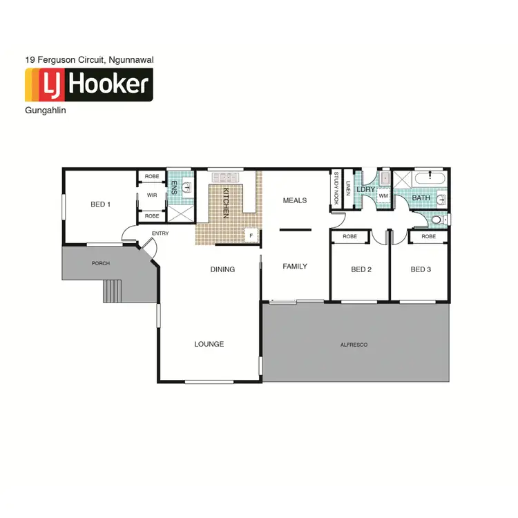 Floorplan of Homely house listing, 19 Ferguson Circuit, Ngunnawal ACT 2913