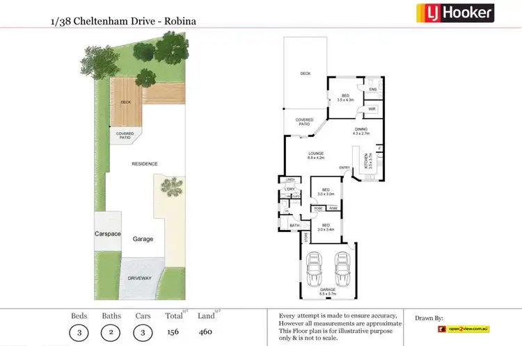 Floorplan of Homely semi-detached listing, 1/38 Cheltenham Drive, Robina QLD 4226