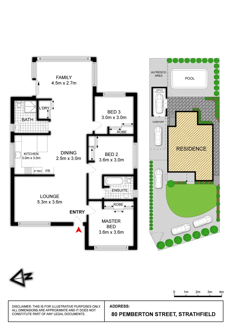 Floorplan of Homely house listing, 80 Pemberton Street, Strathfield NSW 2135