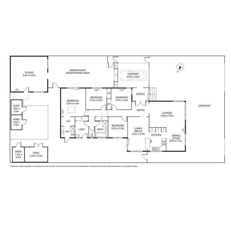 Floorplan of Homely house listing, 20 Burgundy Drive, Wyndham Vale VIC 3024