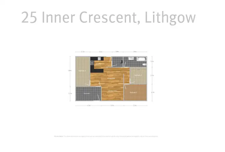Floorplan of Homely house listing, 25 Inner Crescent, Lithgow NSW 2790