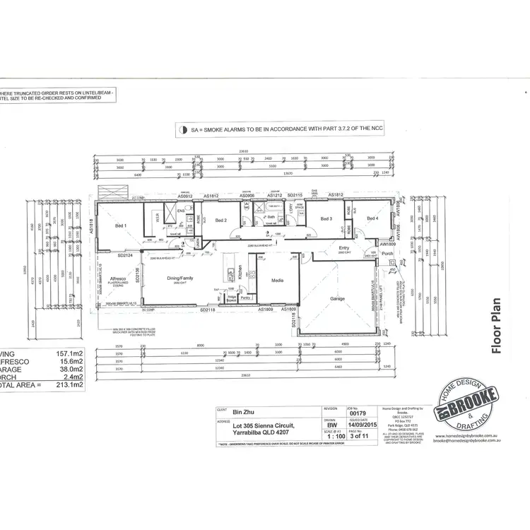 Floorplan of Homely house listing, 5 Breccia Street, Yarrabilba QLD 4207