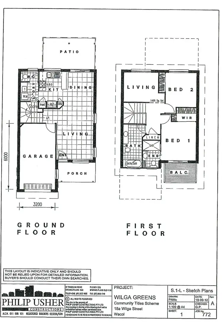 Floorplan of Homely house listing, 7/18A Wilga Street, Wacol QLD 4076
