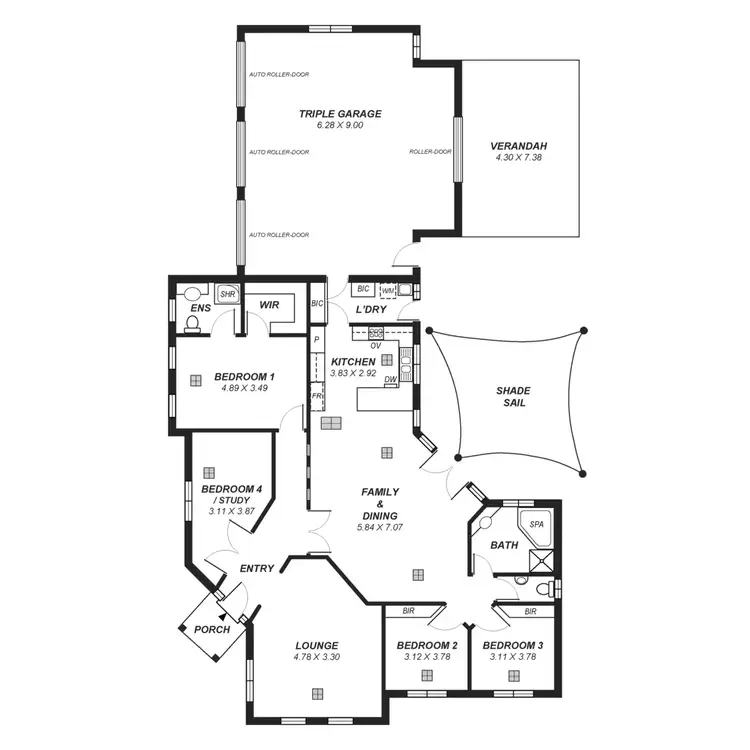Floorplan of Homely house listing, 203 Montacute Road, Newton SA 5074
