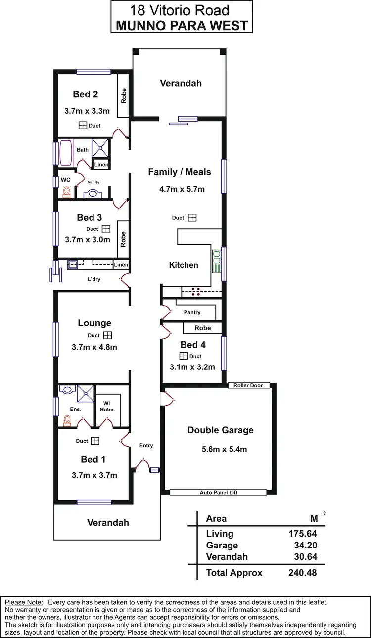Floorplan of Homely land listing, 18 Vitorio Road, Munno Para West SA 5115