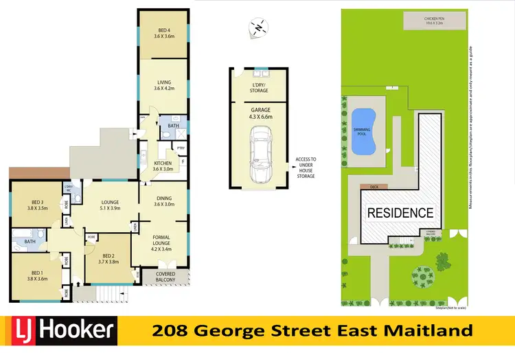 Floorplan of Homely house listing, 208 George Street, East Maitland NSW 2323