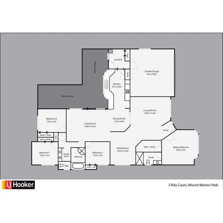 Floorplan of Homely house listing, 3 Rita Court, Mount Warren Park QLD 4207