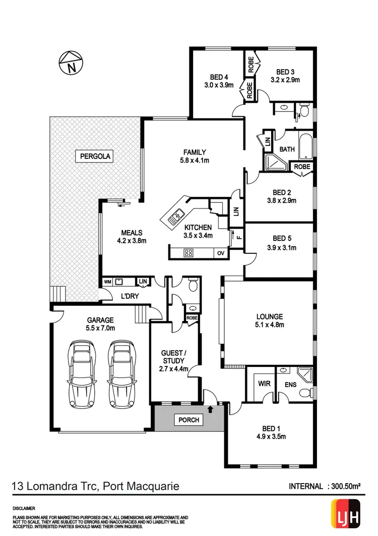 Floorplan of Homely house listing, 13 Lomandra Terrace, Port Macquarie NSW 2444