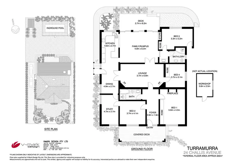 Floorplan of Homely house listing, 24 Challis Avenue, Turramurra NSW 2074