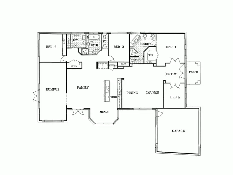 Floorplan of Homely house listing, 31 Monterey Bay Drive, Sanctuary Lakes VIC 3030