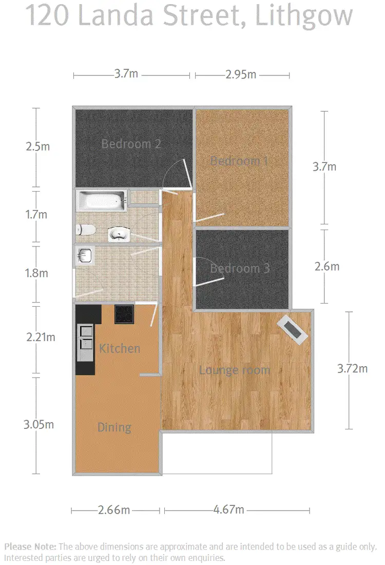 Floorplan of Homely house listing, 120 Landa Street, Lithgow NSW 2790