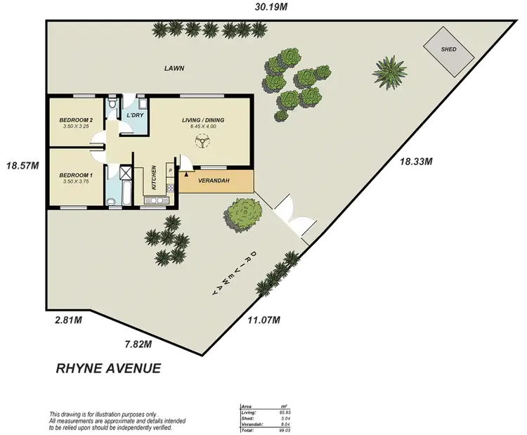 Floorplan of Homely house listing, 25 Rhyne Avenue, Salisbury SA 5108