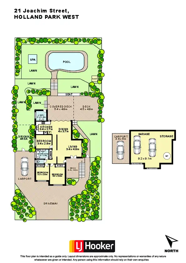 Floorplan of Homely house listing, 21 Joachim St, Holland Park West QLD 4121