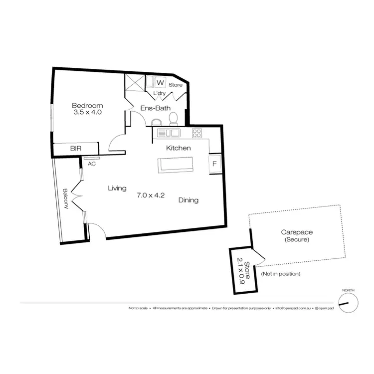 Floorplan of Homely apartment listing, 8/32 Eastbrook Terrace, East Perth WA 6004