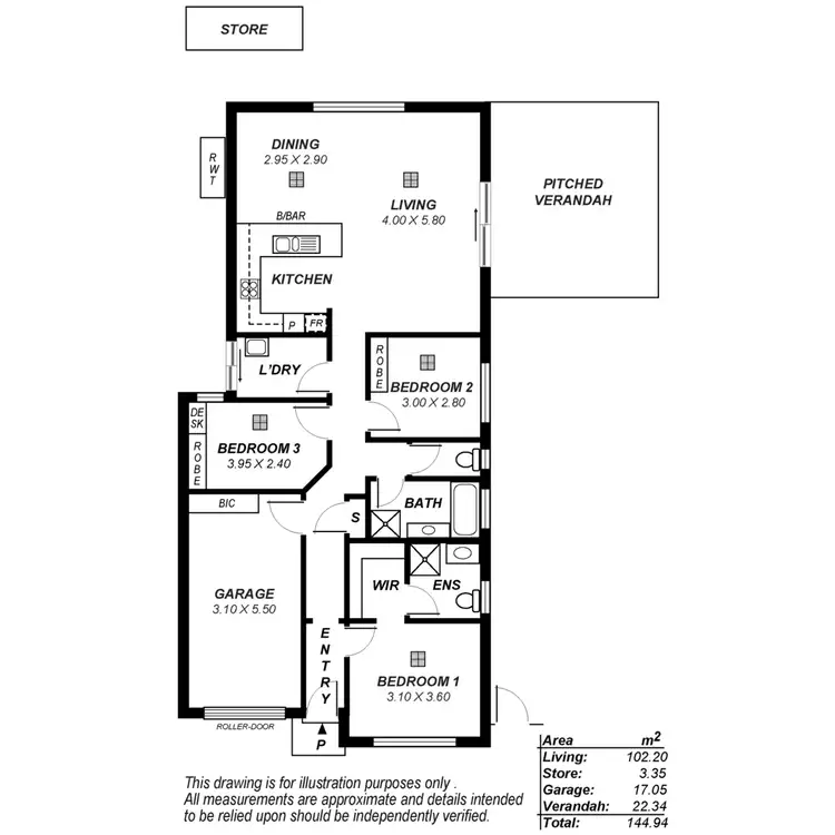 Floorplan of Homely house listing, 7 Metcalf Street, Windsor Gardens SA 5087