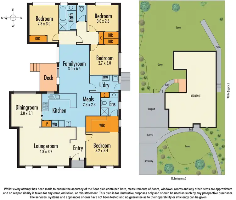 Floorplan of Homely house listing, 54 Ravenhill Crescent, Endeavour Hills VIC 3802