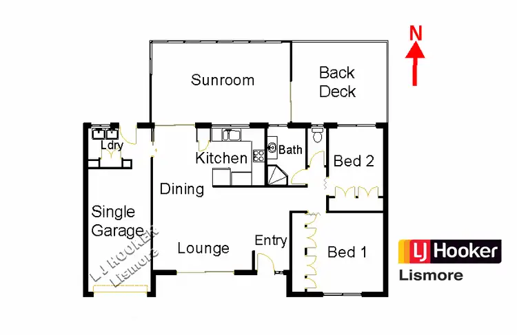 Floorplan of Homely house listing, 51 Gumtree Drive, Goonellabah NSW 2480