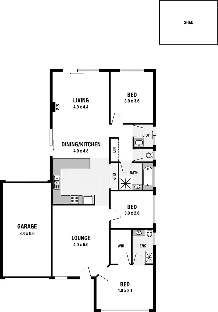 Floorplan of Homely house listing, 5 Wakefield Drive, Goolwa North SA 5214