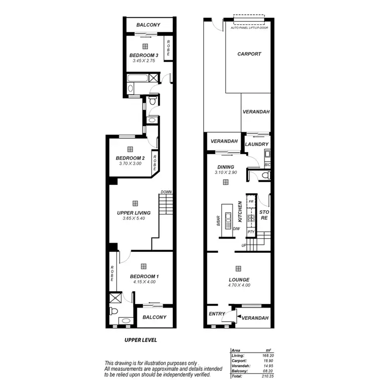 Floorplan of Homely townhouse listing, 44 Harvey Circuit, Mawson Lakes SA 5095