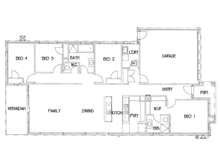 Floorplan of Homely house listing, 48 James Melrose Drive, Brookfield VIC 3338