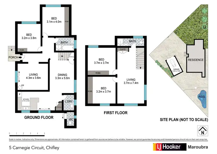 Floorplan of Homely house listing, 5 Carnegie Circuit, Chifley NSW 2036