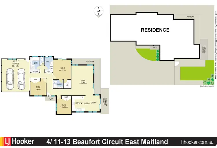 Floorplan of Homely house listing, 4/11-13 Beaufort Circuit, East Maitland NSW 2323