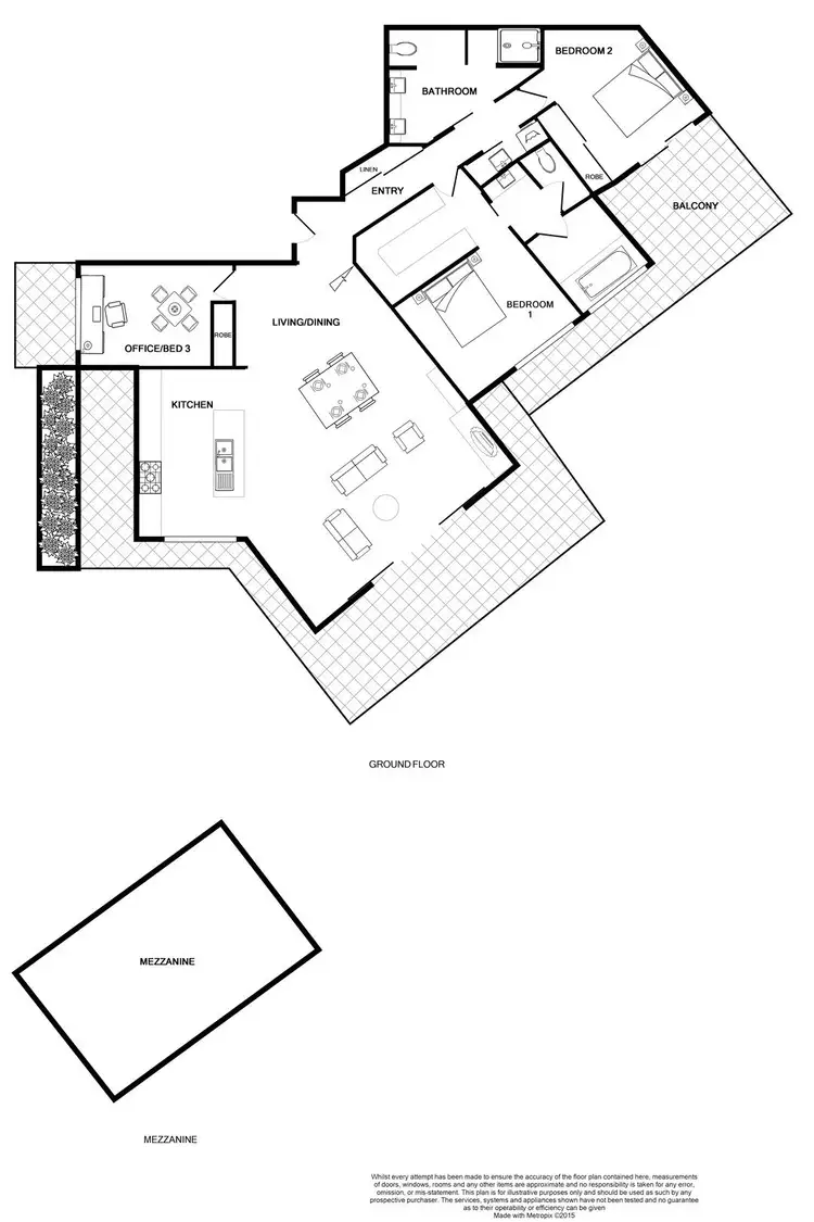 Floorplan of Homely apartment listing, Apartment 14/58 Brooks Parade, Belmont NSW 2280