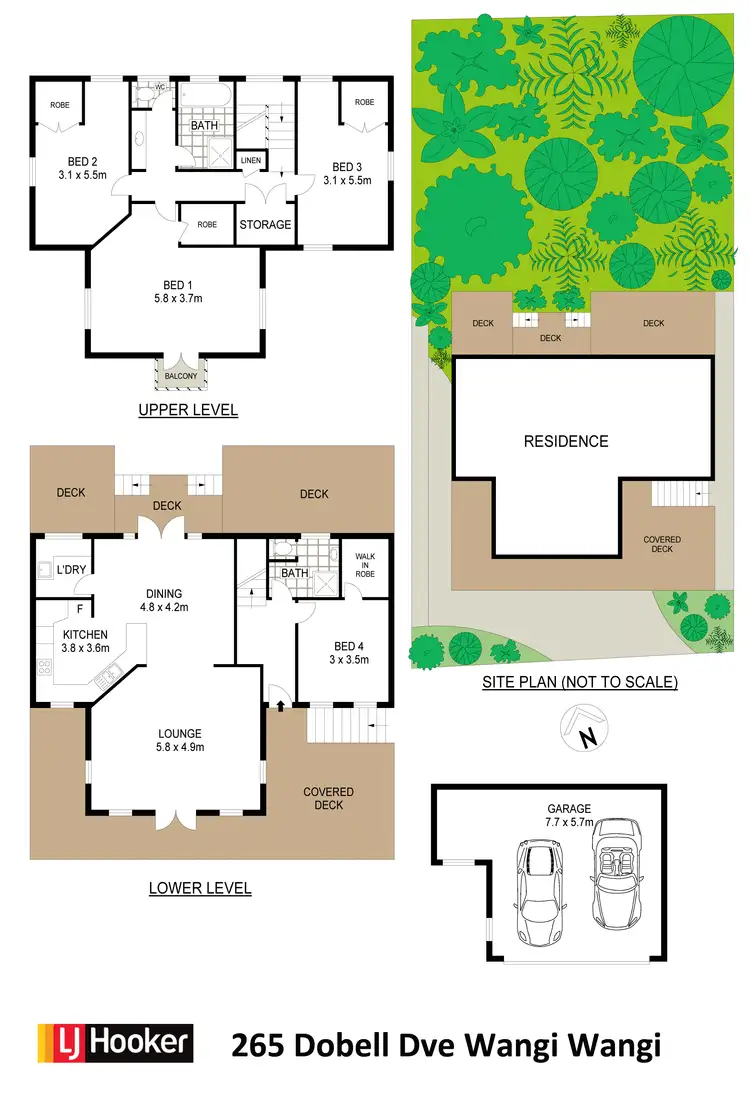Floorplan of Homely house listing, 265 Dobell Drive, Wangi Wangi NSW 2267