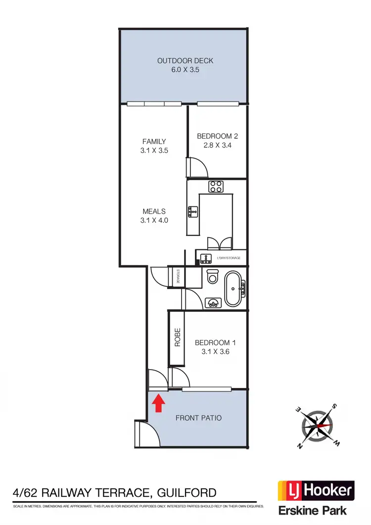 Floorplan of Homely unit listing, 4/62 Railway Terrace, Granville NSW 2142