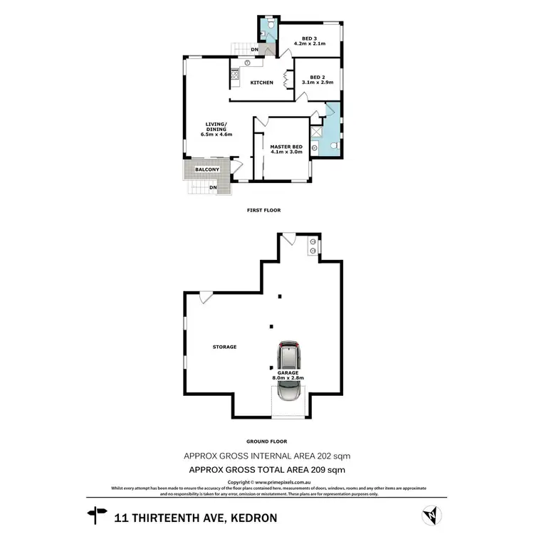 Floorplan of Homely house listing, 11 Thirteenth Avenue, Kedron QLD 4031
