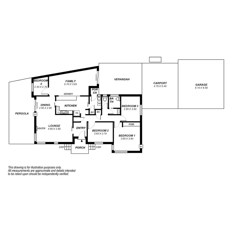 Floorplan of Homely house listing, 22 Charmaine Avenue, Para Vista SA 5093