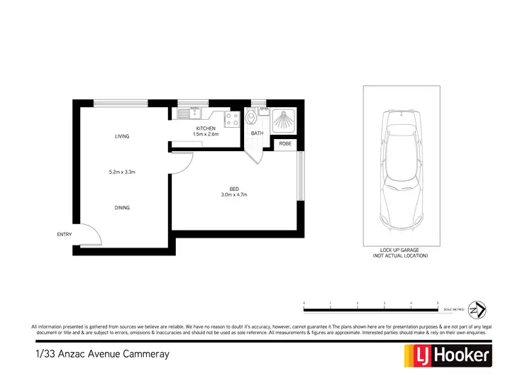Floorplan of Homely apartment listing, 1/33 Anzac Avenue, Cammeray NSW 2062