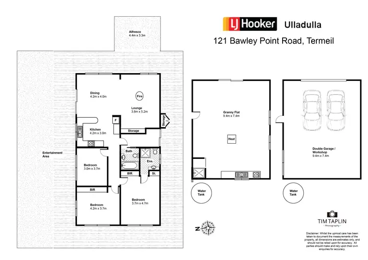 Floorplan of Homely house listing, 121 Bawley Point Road, Termeil NSW 2539