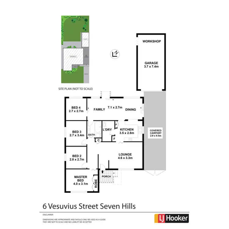 Floorplan of Homely house listing, 6 Vesuvius Street, Seven Hills NSW 2147