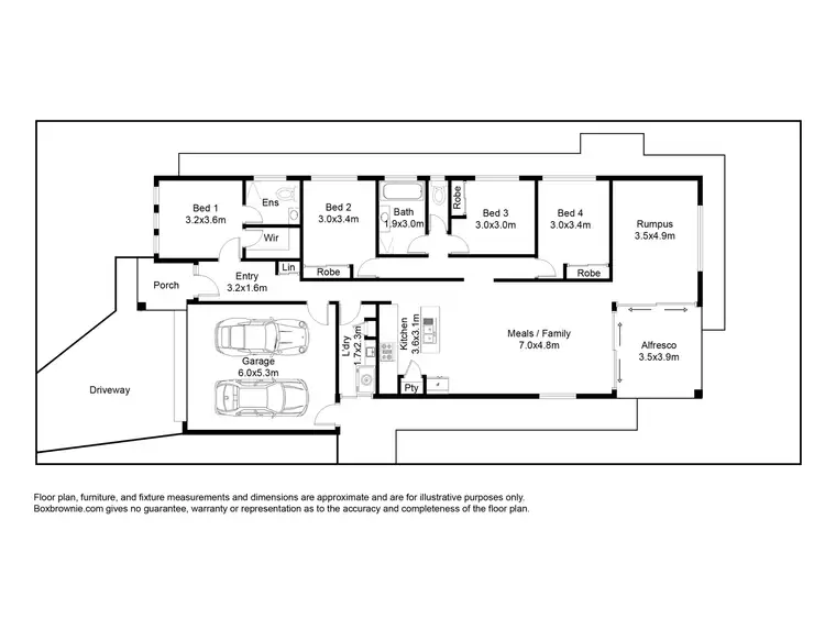 Floorplan of Homely house listing, 89 Tristania Drive, Point Cook VIC 3030
