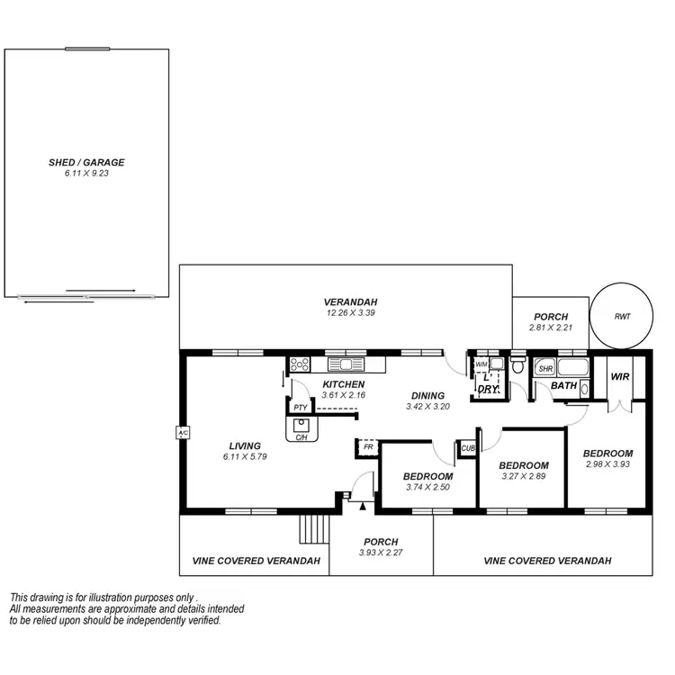 Floorplan of Homely house listing, 252 Onkaparinga Valley Road, Oakbank SA 5243