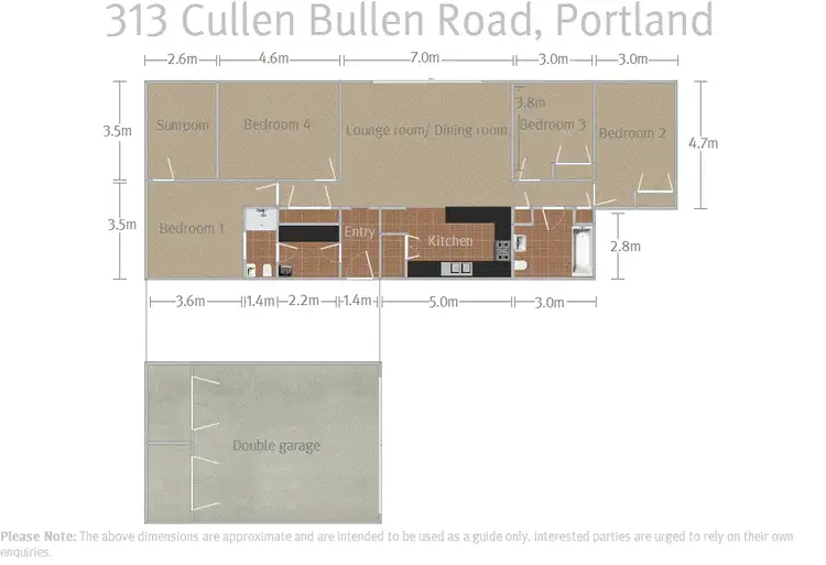 Floorplan of Homely rural property listing, 313 Cullen Bullen Road, Portland NSW 2847